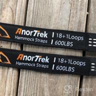 img 1 attached to Lightweight Camping Hammock - Double Or Single Parachute Hammock With Tree Straps For Hiking, Backpacking And Outdoor Adventures By AnorTrek review by Chris Wagner