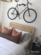 img 1 attached to Vibrelli Bike Wall Mount: Horizontal Storage Rack For Hanging Bicycles In Home Or Garage - Adjustable Hooks For Mountain, Road & Hybrid Bikes review by Javarie Malick