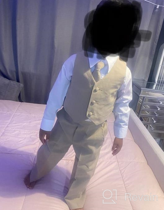 img 1 attached to Luca Gabriel Toddler Classic Formal Boys' Clothing in Suits & Sport Coats review by Dustin Barry