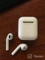 img 1 attached to Apple AirPods 2 wireless headphones with charging case MV7N2 RU, white review by Anastazja Kowalik ᠌