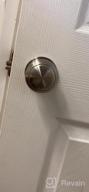 img 1 attached to Probrico Passage Door Knobs Brushed Nickel Interior Keyless Round Door Knobs Hall/Closet Handles, 6 Pack review by Gerson Lagerquist