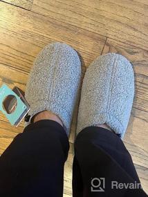 img 7 attached to Cozy And Warm Women'S Closed Back Indoor Slipper With Teddy Fleece Lining By RockDove