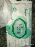 img 2 attached to Pampers Aqua Pure Wipes: Four-Pack for Gentle and Effective Baby Care review by Anastazja Kocioek ᠌
