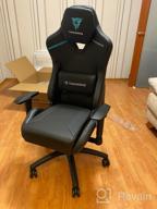 img 1 attached to Computer chair ThunderX3 TC3 gaming chair, upholstery: imitation leather, color: Ember Red review by Agata Kowalska ᠌
