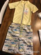 img 1 attached to SwimZip™ Kids' Little Zippered Sleeve Swimsuit - Boys' Swimwear for Optimal Sun Protection review by John Surabhi