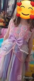 img 5 attached to Kids Ruffles Lace Party Wedding Dress By NNJXD: Perfect For Flower Girls!