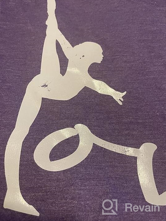 img 1 attached to Gymnastics Tee Shirt - 🤸 Love Gymnastics Design for Teen Girl Gymnasts review by Lance Jenkins