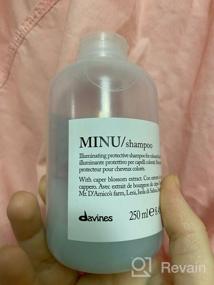 img 5 attached to Шампунь Davines MINU: Долговременное сохранение цвета для обработанных волос - Защищает и улучшает яркость и блеск - 8,45 жидк. унц.
