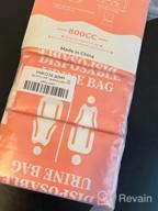 картинка 1 прикреплена к отзыву Portable Disposable Urinal Bag - 12/24 Pack 800ML Emergency Unisex Pee Bag For Camping, Travel, Traffic Jams, Hiking, Pregnant And Patients - DIBBATU Vomit Bag Available от Charles Parente