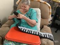 img 1 attached to Lightahead Portable 61 Keys Roll-Up Flexible Electronic Piano Keyboard: Full Soft Responsive Keys Synthesizer with Built-in Speaker – Ultimate Portability & Versatile Performance review by Hamilton Larcony