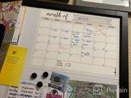 img 1 attached to Stay Organized and Efficient with planOvation's Magnetic Dry Erase Refrigerator Calendar: Large Monthly Planner Magnet for a Clutter-Free Life! review by Carlos Krueger