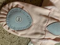 img 1 attached to Dainty Ambershine Ballet Canvas Slippers: Stylish Shoes for Toddlers & Women review by Colleen Vazquez