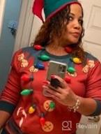 img 1 attached to Unisex Adult HSCTEK Ugly Christmas Sweaters - Festive And Stylish Holiday Attire review by Ryan Lindstrom