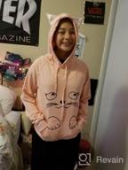 img 1 attached to Cute And Cozy: PERSUN Women'S Cat Ear Hoodie With Kangaroo Pouch review by Relap Villa