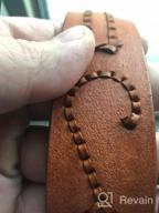картинка 1 прикреплена к отзыву Full Grain Leather Belt With Western Style Hand-Braiding - Casual And Versatile 1-1/2" (38Mm) Width - Assembled In The USA от Joe Lantz