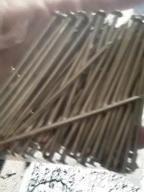 img 1 attached to Nickel-Plated Hanging Nails - 25Pcs, 4 Inches - Ideal Wall & Wood Nails For Hanging & DIY Projects review by Dube Jansen
