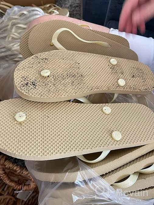 img 1 attached to Wholesale Bulk Pack Flip Flops For Men, Women & Kids - 48 Pairs In Many Colors - Great For Weddings, Beach & Pool Parties review by Nick Reddy