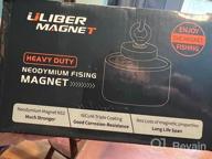 img 1 attached to ULIBERMAGNET Fishing Magnet Kit Dia. 2.95” Double Sides Combined 1100Lb Strong Neodymium Magnets With 6MM 66Ft (20M) Nylon Rope & Non-Slip Gloves For Magnetic Fishing And River Lake Hunting review by Steve Harris