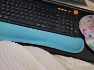 img 1 attached to CHESONA Multi-Device Rechargeable Bluetooth Keyboard And Mouse With Phone Holder review by Lakshmi Pennington