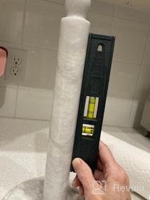 img 7 attached to Handmade White Marble Paper Towel Holder With Stand - Elegant & Durable Kitchen Towel Rack For Wrapping Paper & Hand Towels