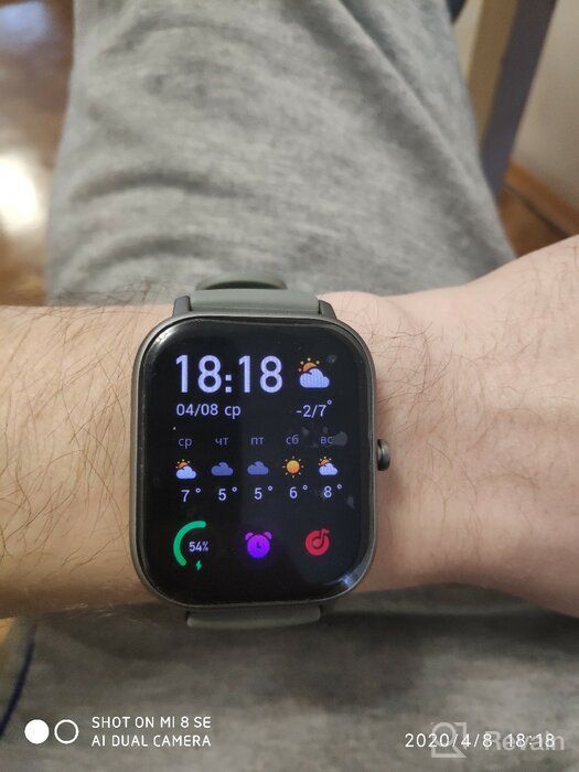 img 2 attached to 💪 Stay Fit and Connected with the Amazfit GTS Smartwatch - 14 Day Battery, Heart Rate Monitor, GPS, Sleep and Swim Tracking, and More! review by Pornthip Muakpung ᠌