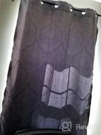 img 1 attached to DWCN Ombre Blackout Curtains: Thermal Insulated, Light Blocking & Energy Saving Privacy For Living Room Or Bedroom (2 Panels, 52 X 63 Inch Length, Navy Blue) review by Andrew Hare
