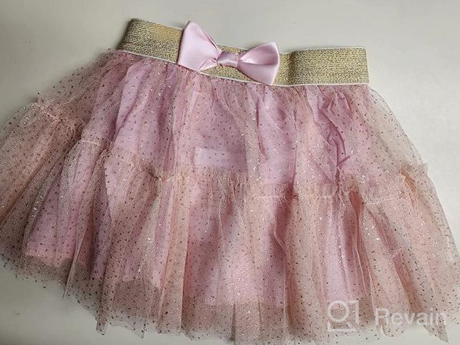 img 1 attached to DXTON Girls Rainbow Flower Tulle Skirt: Vibrant Toddler Tutu for Stylish Girls review by Tom Herman