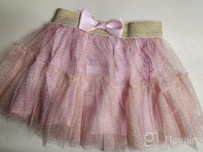 img 6 attached to DXTON Girls Rainbow Flower Tulle Skirt: Vibrant Toddler Tutu for Stylish Girls