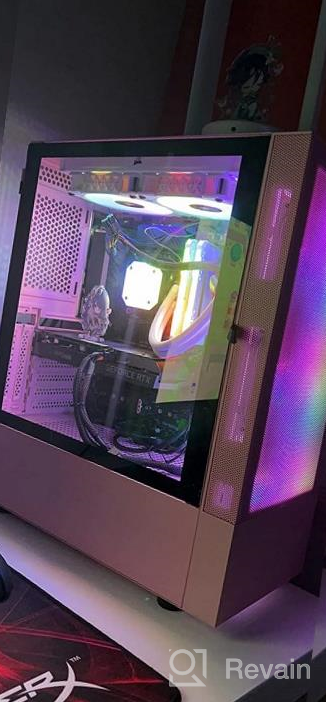 img 1 attached to Vetroo AL600 Mid-Tower ATX PC Case With Top 360Mm Radiator Support, 3X120Mm ARGB Fans, 3X120Mm Regular Fans, Airflow Mesh Design In White For Enhanced Gaming, With Controller Hub review by Raj Mazzabufi