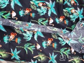 img 5 attached to Visive Hawaiian Shirts For Men Short Sleeve Button Down/Up Mens Shirt