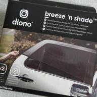 img 1 attached to Diono Breeze 'N Shade Pack Of 2 Universal Car Rear Side Window Baby Kid Pet Breathable Sun Shade Mesh Backseat, Fits Most Cars/SUVs review by Aries Greene