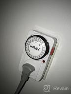img 1 attached to PlusMart 24Hr Mechanical Timer Plug Outlet - ETL Listed, 2-Pack For Lights & Fans review by Johnny Grant