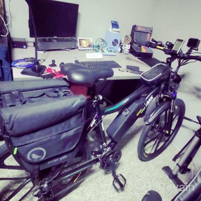 img 1 attached to 🚲 Gotrax Electric Bike 26" - Powerful 350W Motor, 20MPH Speed, 50 Mile Range - Shimano 21-Speed Commuter Electric BMX Bicycle for Travel and E-Bike Enthusiasts review by Walter Devarakonda