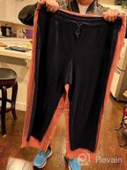img 1 attached to Plus Size Women'S Soft Knit Straight-Leg Pant W/ Elastic Waist - Roamans review by Manuel Brown