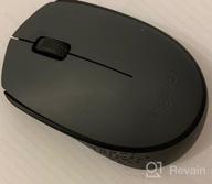 img 2 attached to Logitech M170 Wireless Mouse: 🖱️ Optical Tracking, 12-Month Battery, for PC/Mac/Laptop, Black review by Agata Koacz ᠌