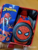 img 1 attached to Marvel Quartz Plastic Watch Color Boys' Watches review by Bill Maki