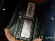 картинка 1 прикреплена к отзыву Slim Trifold Designer Leather Wallet For Women: CLUCI Credit Card Holder With Stylish Features от Matt Schwartz