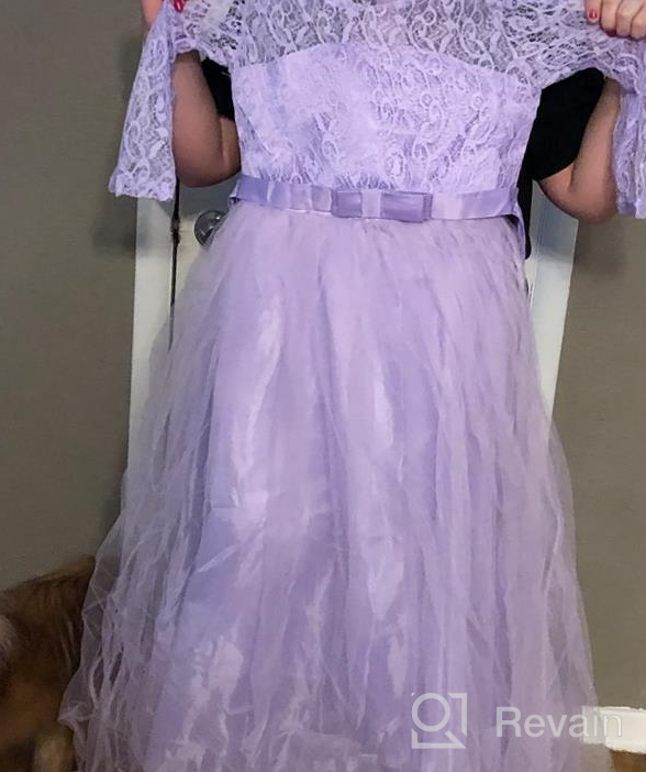 img 1 attached to Stunning NNJXD Girls Princess Pageant Dress: Perfect for Prom, Weddings & Flower Parties! review by Ronda Allen