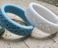 img 1 attached to Kauai Kids Matching Friendship Rings: Soft Silicone Fun for Girls and Boys by a Leading Brand with Latest Artist Design Innovations and Comfortable Fit review by Tom Reid