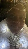 img 1 attached to 💎 Bold Chunky Statement Necklace with Simulated Pearls - Costume Novelty Fashion Jewelry review by Samantha Cook