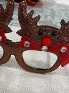 картинка 1 прикреплена к отзыву 🎄 BOSONER 14Pack Christmas Glitter Party Glasses - Fun Novelty Eyewear for Festive Accessories, Decorations, and Holiday Favors от Gregory Sirgio