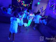 img 1 attached to 48W LED Black Light Bars With Remote - Perfect For Glow Parties, Halloween, Christmas & More! review by Ardy Espinoza