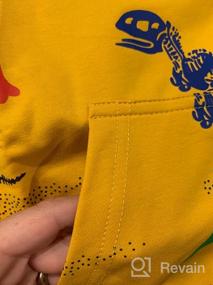 img 7 attached to Ovovod Dinosaur Sweatshirts Hoodies Pullover Boys' Clothing in Fashion Hoodies & Sweatshirts