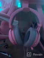 img 1 attached to Razer Kraken Kitty RGB USB Gaming Headset: THX 7.1 Spatial Surround Sound, Chroma Lighting & Noise Cancelling Mic - PC Compatible review by Troy Tec