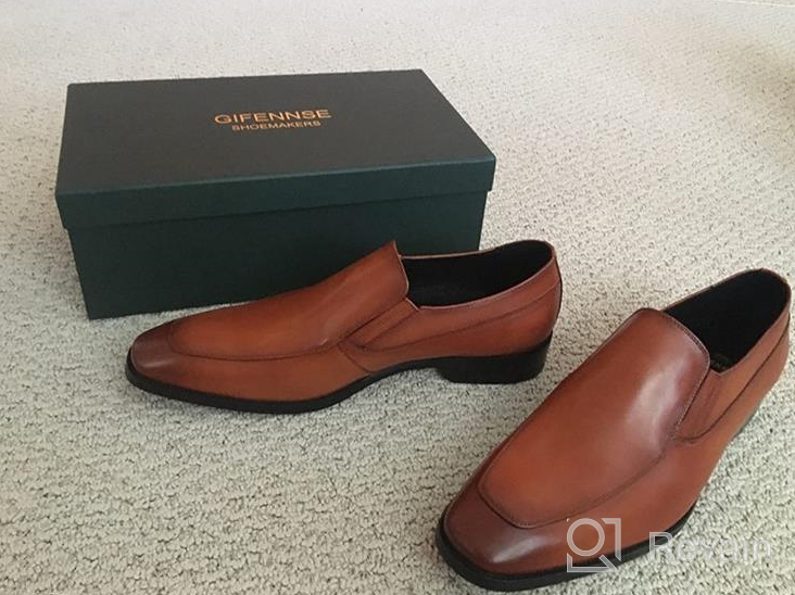 img 1 attached to 👔 GIFENNSE 10 Leather Loafers: Elevate Your Formal Style review by David Lusk