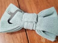 img 1 attached to 👔 Stylish Linen Blend Accessories and Bow Ties for Boys by Spring Notion review by Chris Hayes