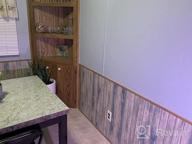 картинка 1 прикреплена к отзыву Transform Your Home With Self-Adhesive Wood Plank Wallpaper - 17.71"X78.7" Peel And Stick Decorative Vintage Panel от Pascal Santos