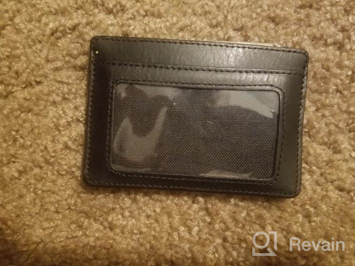 img 1 attached to OWL Minimalist Leather Credit Business: Sleek Style meets Supreme Functionality review by Nick Santos