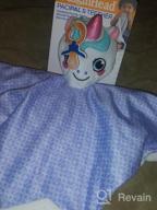 img 1 attached to Soft And Plush PaciPal Unicorn Blanket - 2-In-1 Stuffed Animal And Security Blanket For Newborns review by Shawn Hodges