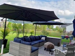 img 5 attached to 10Ft Patio Umbrella With Infinite Tilt And Resilient Recycled Fabric Canopy: Perfect Addition To Your Outdoor Living Space